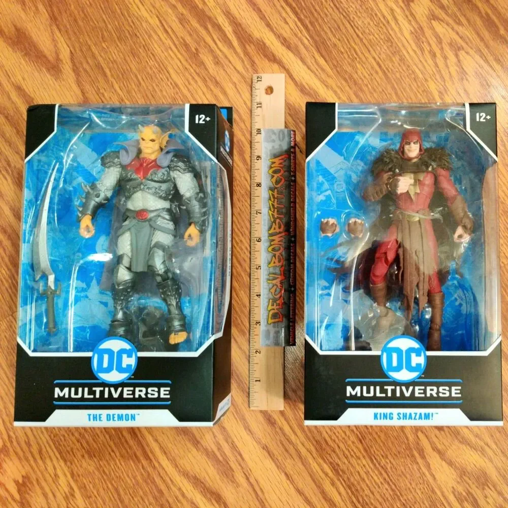 McFarlane Toys DC Multiverse King Shazam & The Demon Action Figures New In Box